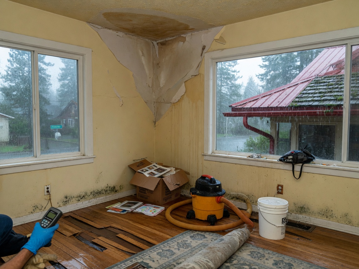 How to Handle Rain Damage and Water Intrusion in Spokane Homes