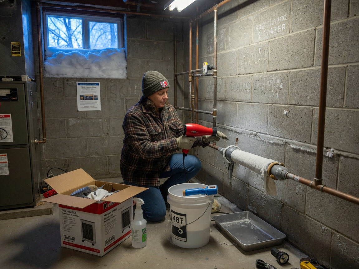 How to Safely Thaw Frozen Pipes in Spokane Homes