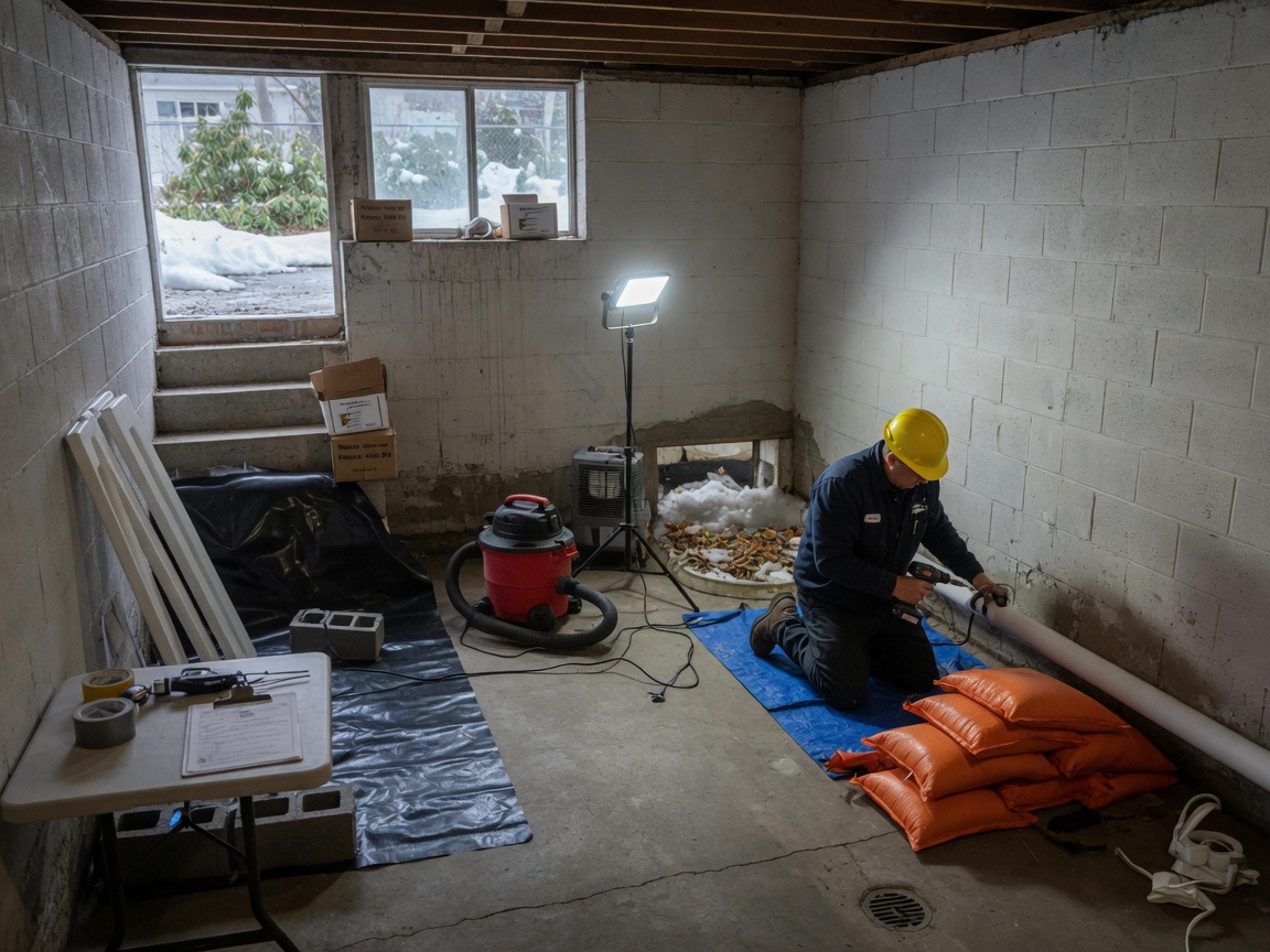 Preparing Basements for Spokane Spring Snowmelt