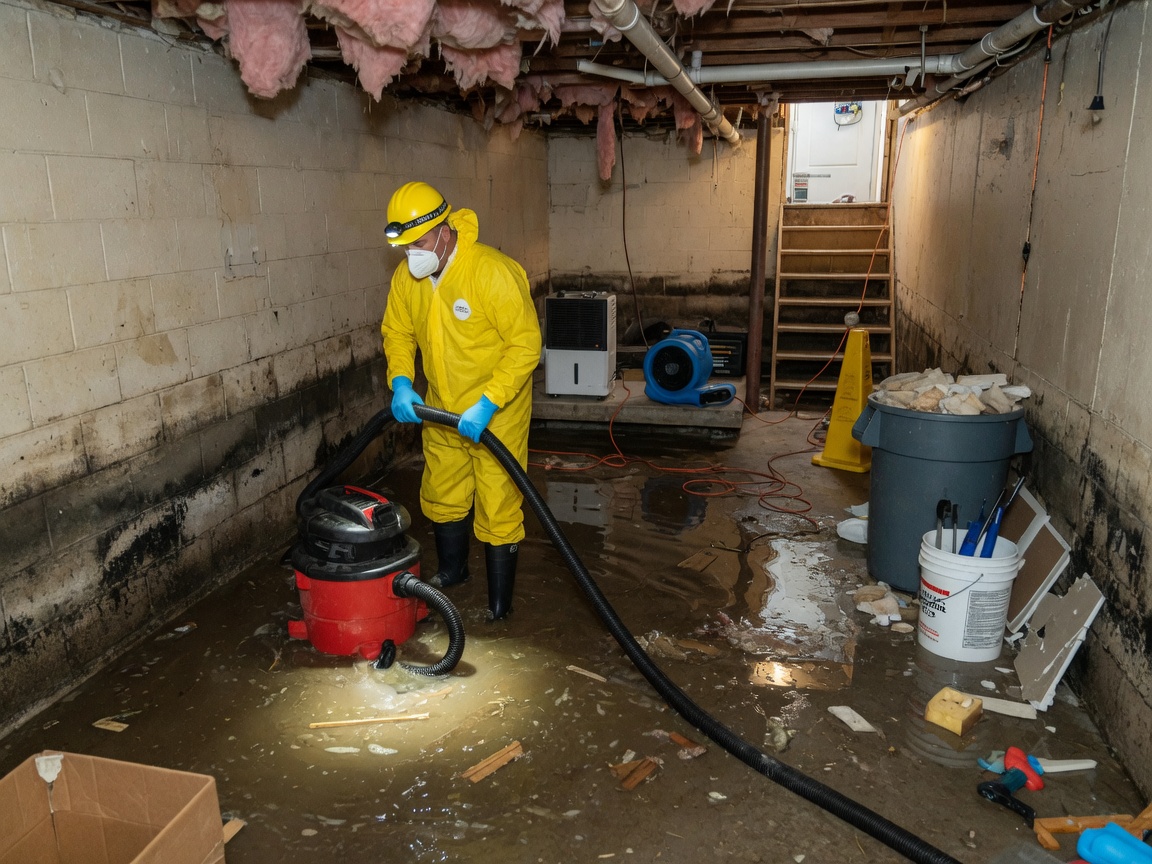 Basement Water Damage Cleanup in Spokane