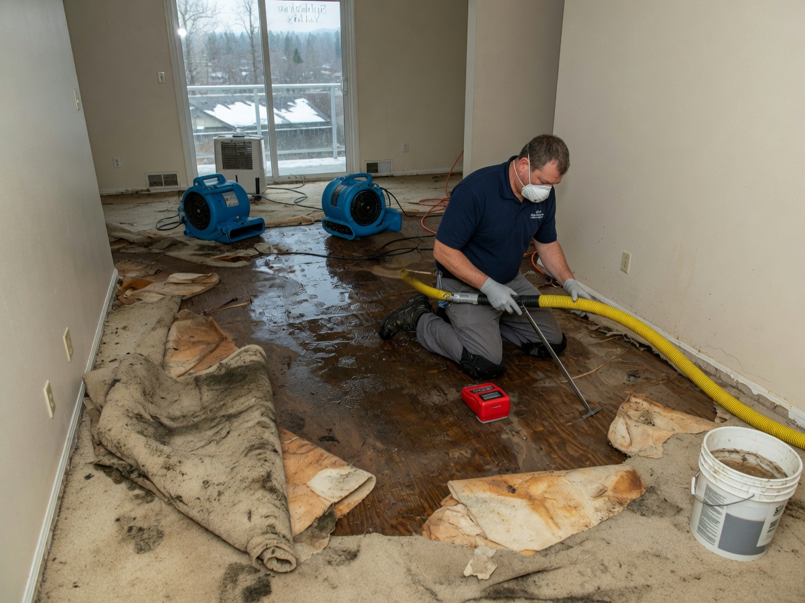 Carpet And Flooring Water Damage in Spokane