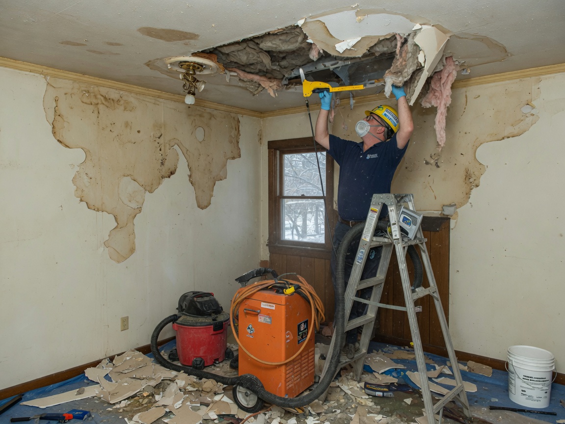 Ceiling Water Damage Restoration in Spokane