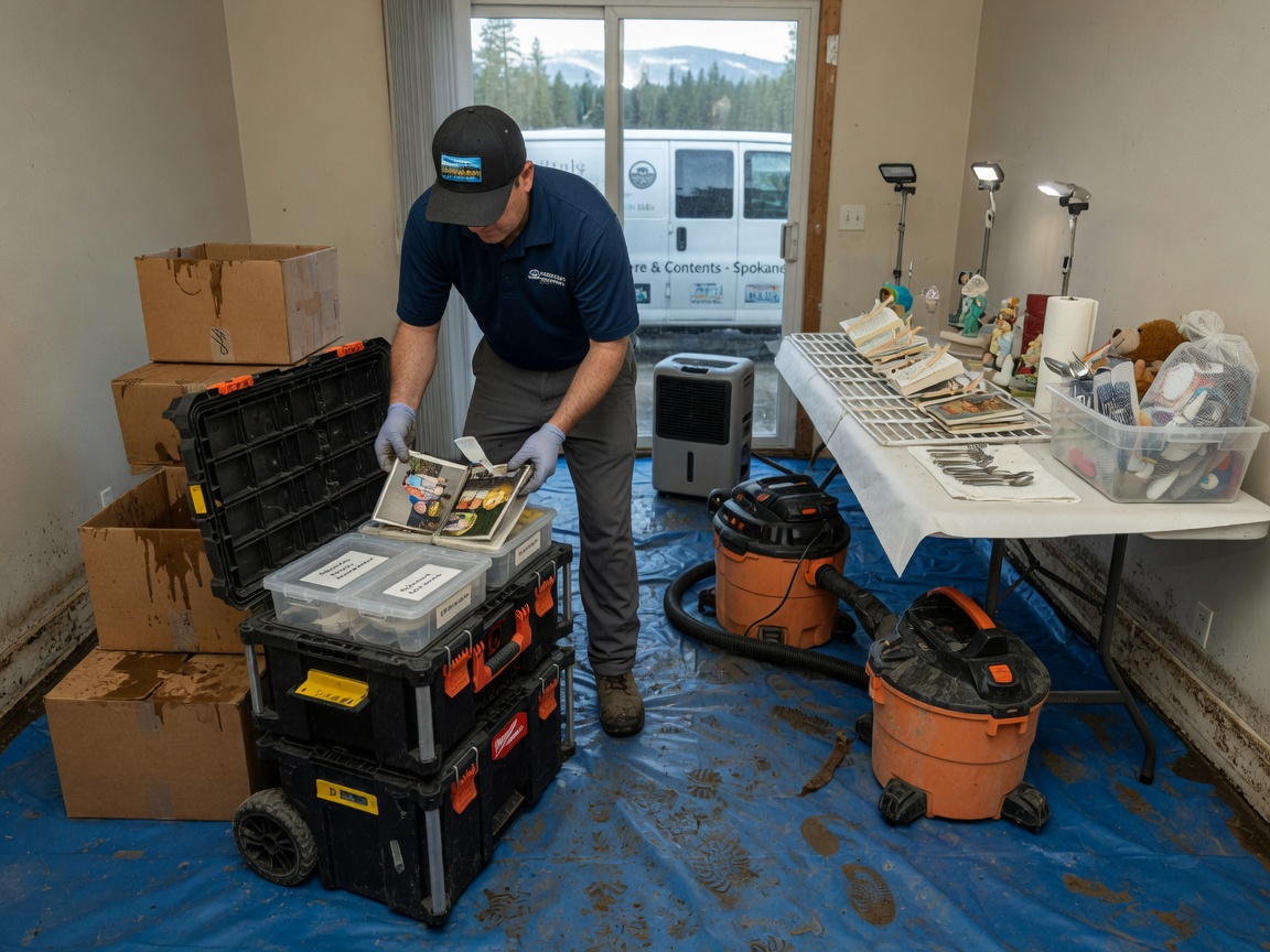 Packout and Contents Restoration in Spokane
