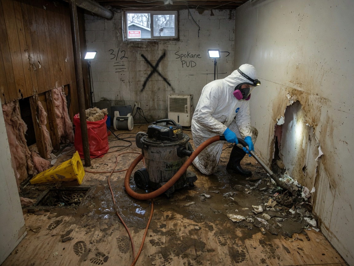 Sewage Damage Cleanup in Spokane
