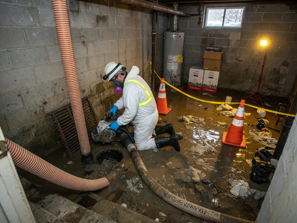 Sewer Backups Cleanup in Spokane